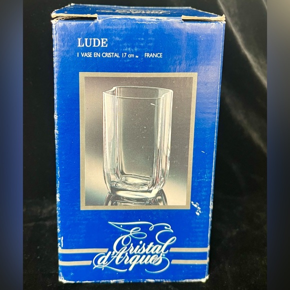 Crystal D’arques crystal vase, NWOT - Picture 7 of 7